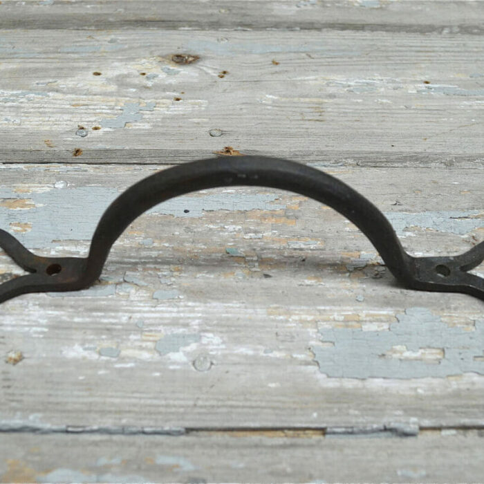 Smeedijzeren schuifdeurgreep dubbel hart