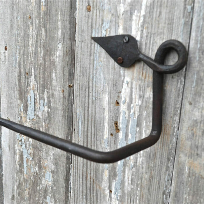 wc rol houder pijl gietijzer