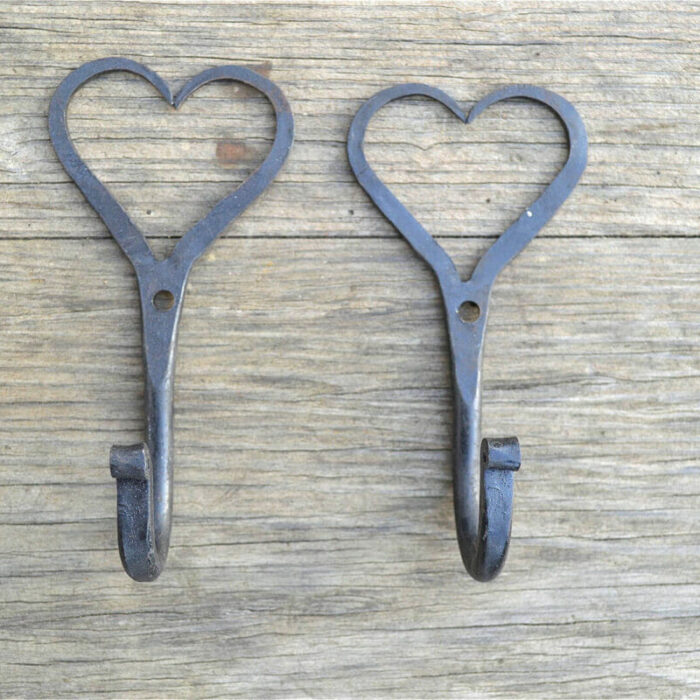 Hart kleding haakje 14cm