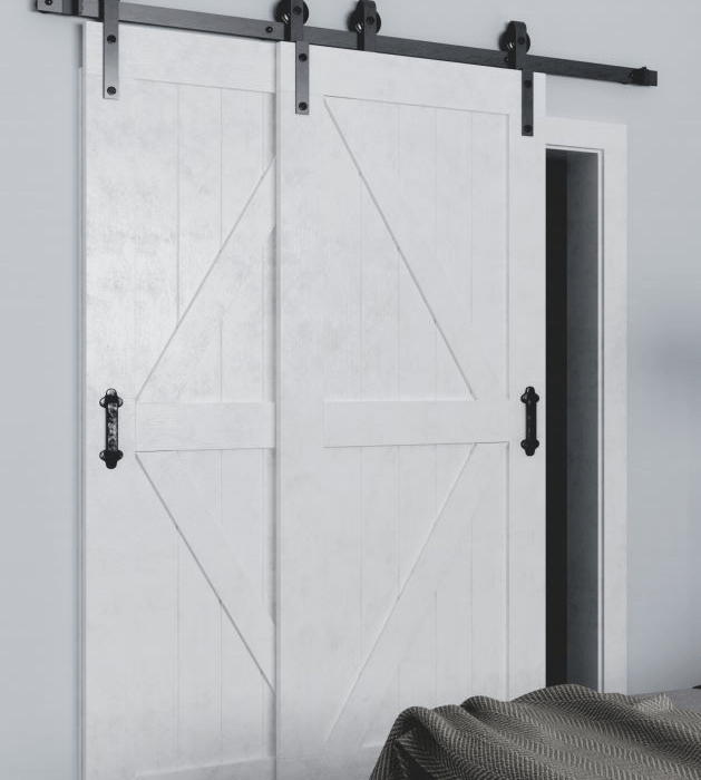 Ophangsysteem Kastenwand (enkele rail)