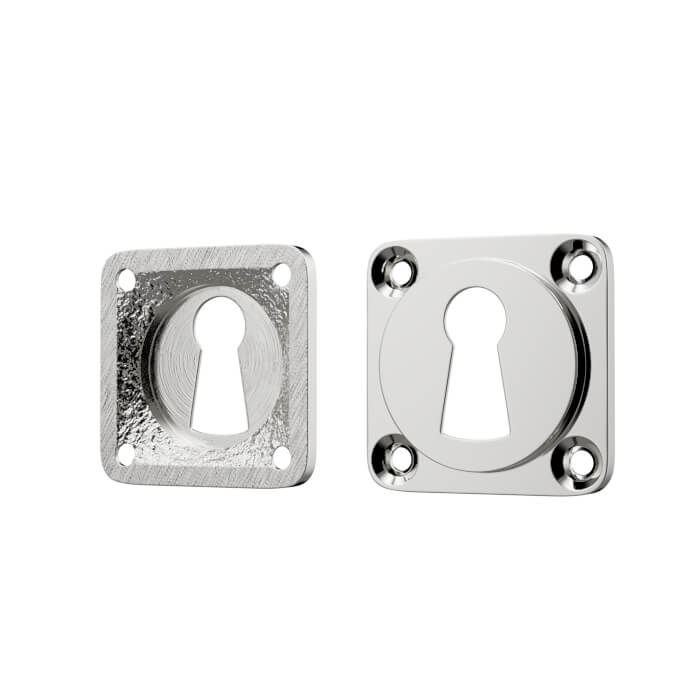 Set Sleutelplaatjes Nikkel Glans