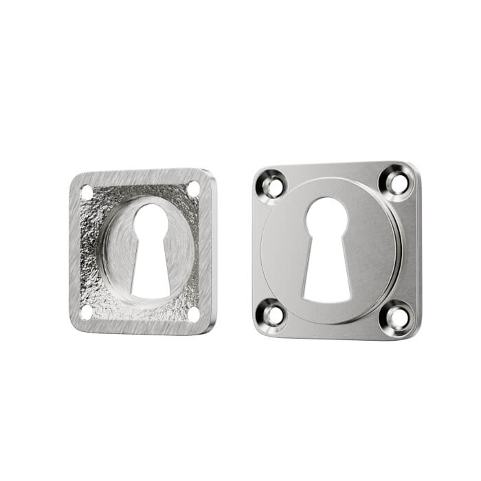 Set Sleutelplaatjes Nikkel Chroom