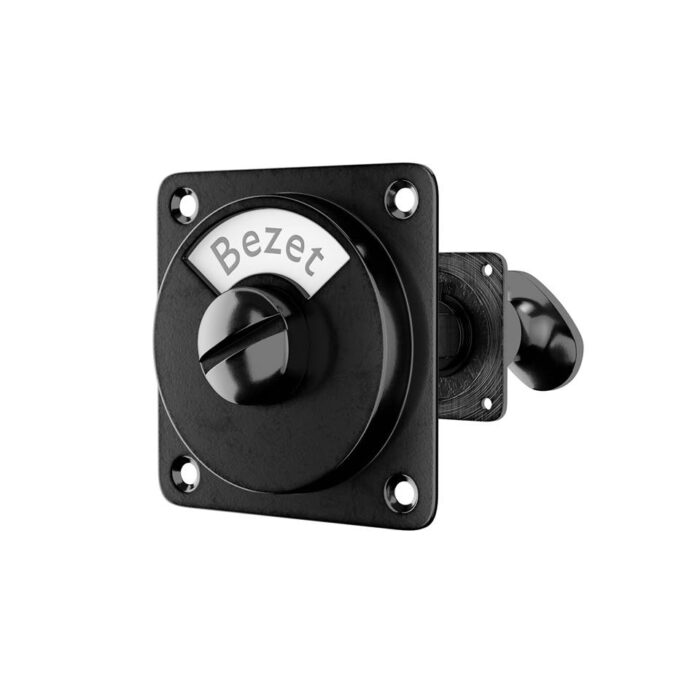 Vrij/Bezet Slot Zwart