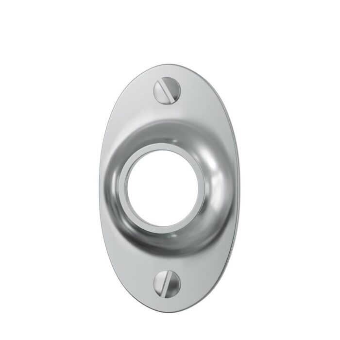 Ovaal Rozet Nikkel Chroom Set