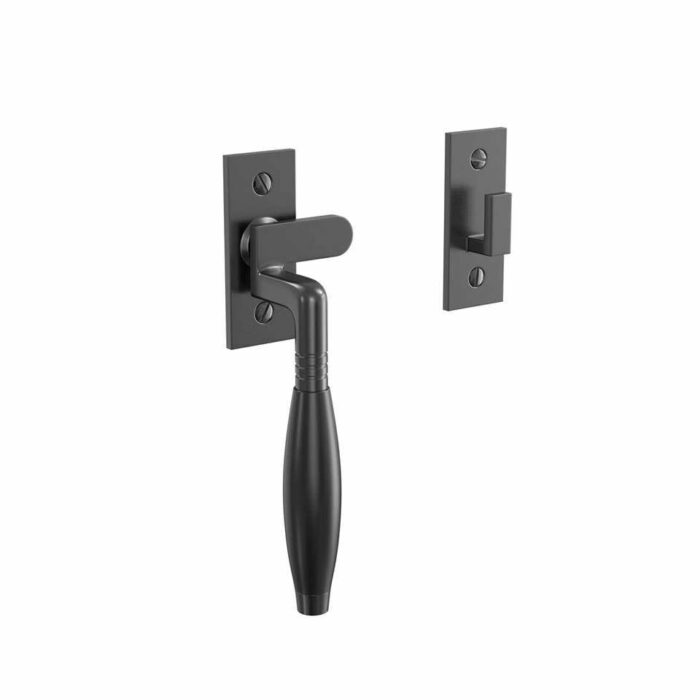 Raamsluiter  Jaren 30 / Nikkel Zwart - Links