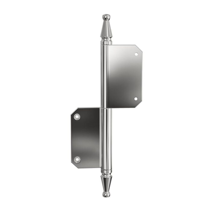 Nikkel Glans scharnier met vaaskop Links