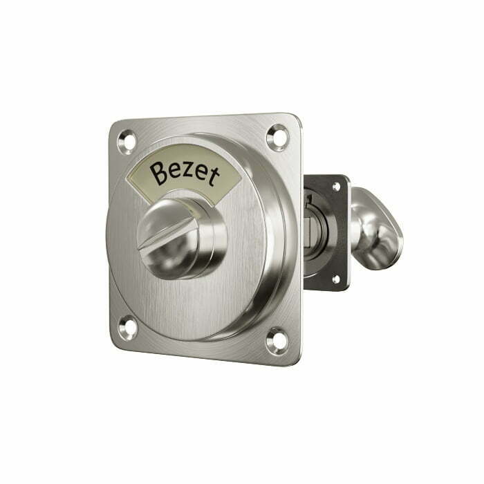 Vrij/Bezet Slot Nikkel Donker