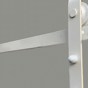 Schuifdeurrail wit 200cm