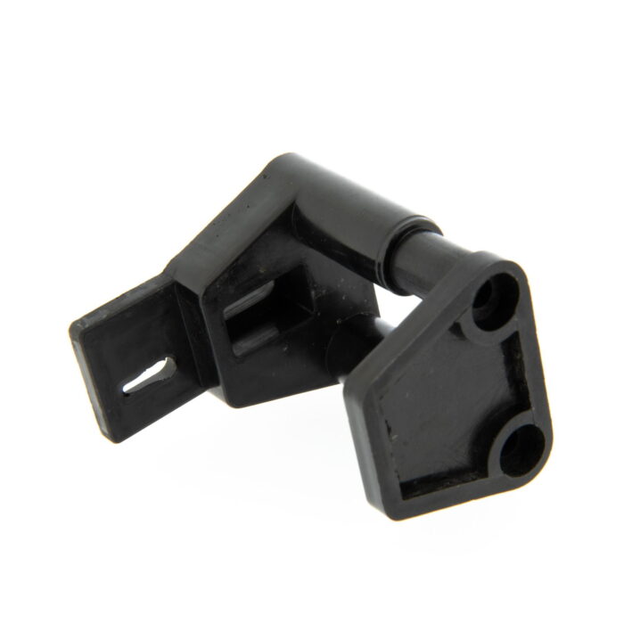 Muurgeleider kunststof zwart