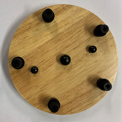 Plafondkap hout 5 aansluitingen