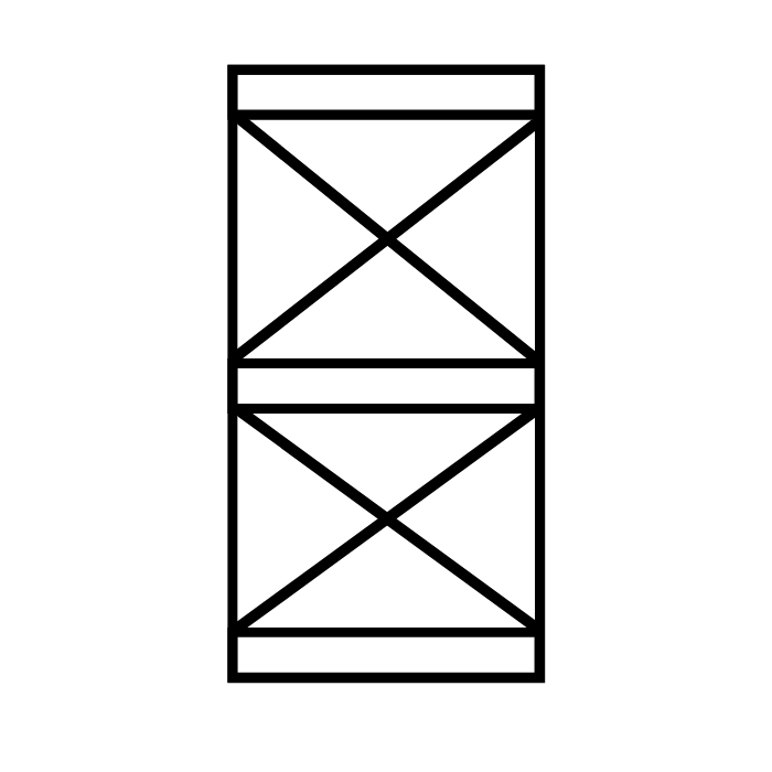 Maatwerk Schuifdeur Pijnboom Dubbel X