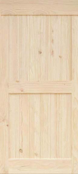 Maatwerk Schuifdeur Vuren Recht Omlijst