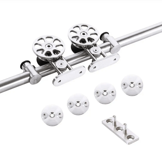 Schuifdeursysteem RVS Spaak 200cm