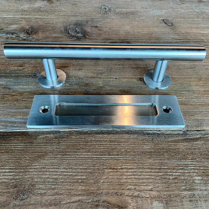 Handgreep en komgreep set RVS 300mm