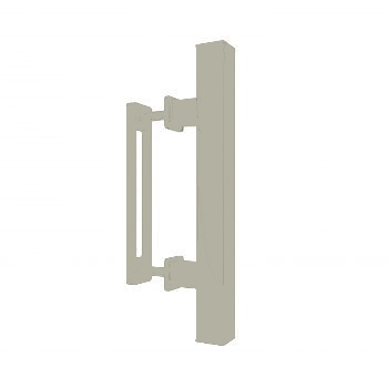 Moderne handgreep Colorline kiezel grijs