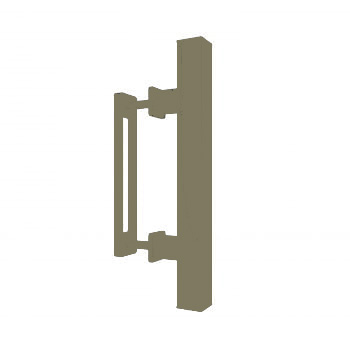Moderne handgreep Colorline olijf grijs