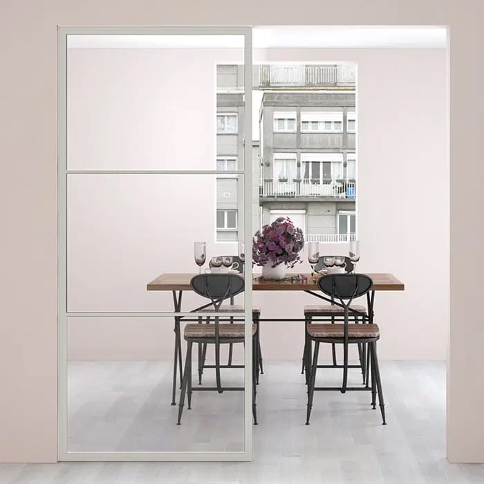 Maatwerk stalen paneel Colorline zuiver wit